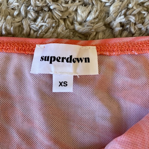 Superdown Tie Dye Off The Shoulder Top - Picture 2 of 3